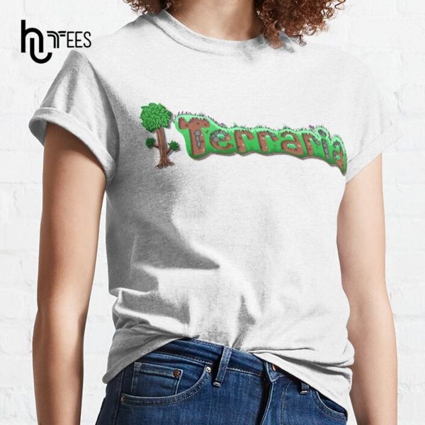Essential Terraria Game Logo Christmas T-Shirt