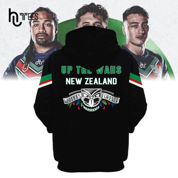 2023 New Zealand Warriors Up The Wash NRL Black Hoodie, Jogger, Cap Limited