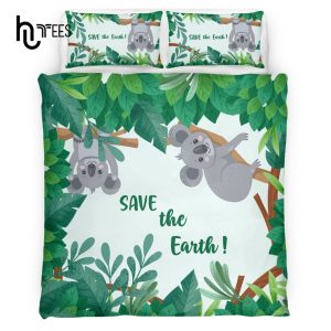 Koala Save The Earth Bedding Set