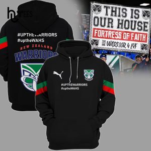 Limited New Zealand Warriors Up The Wash NRL Black Combo Hoodie, Jogger, Cap