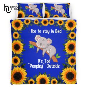 Koala It’s Too Peopley Outside Bedding Set