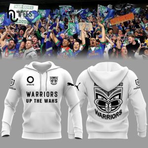 New Zealand Warriors NRL Up The Wash FC White Hoodie, Jogger, Cap