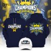 Michigan Football  NCAA Back To Back B.I.G TEN Champions Hoodie 3D