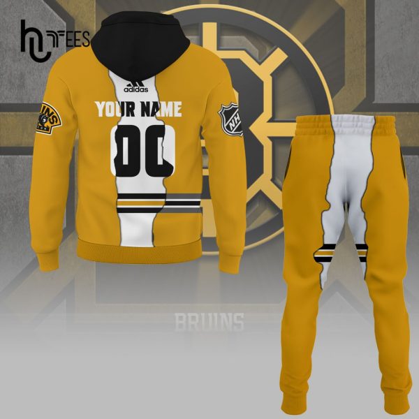 Boston Bruins NHL Personalized Special Yellow Hoodie, Jogger, Cap Limited