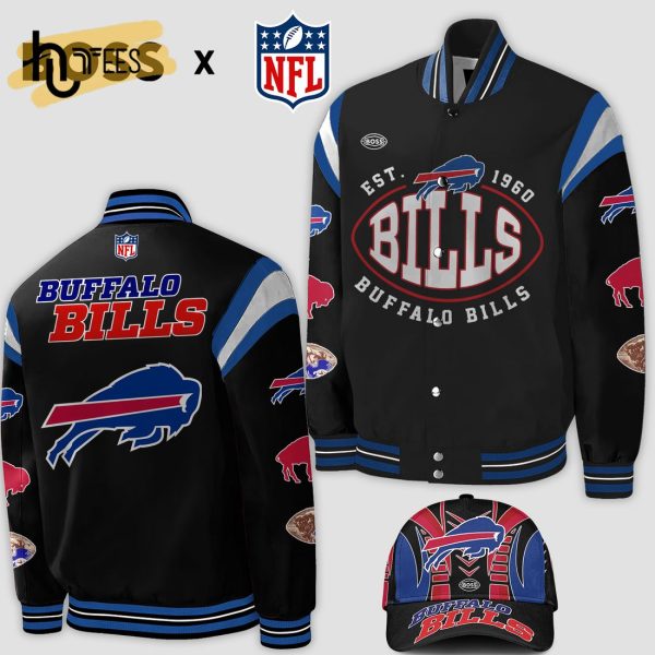 Buffalo Bills x Boss Special Collections Combo Baseball Jacket, Jogger, Cap