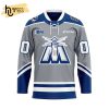 Custom OHL Mississauga Steelheads Mix Home And Retro Hockey Jersey