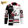 Custom OHL Niagara IceDogs Mix Home And Retro Hockey Jersey