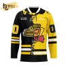 Custom OHL North Bay Battalion Mix Home And Away Hockey Jersey