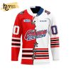 Custom OHL Oshawa Generals Home Hockey Jersey