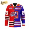 Custom OHL Windsor Spitfires Mix Home And Retro Hockey Jersey