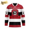 Custom OHL Ottawa 67’s Reverse Retro Pattern Hockey Jersey