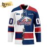 Custom OHL Saginaw Spirit Mix Home And Retro Hockey Jersey