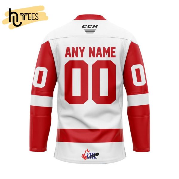 Custom OHL Sault Ste. Marie Greyhounds Away Hockey Jersey