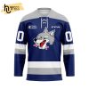 Custom OHL Sault Ste. Marie Greyhounds Reverse Retro Pattern Hockey Jersey