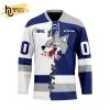 Custom OHL Sudbury Wolves Home Hockey Jersey