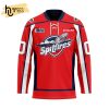 Custom OHL Windsor Spitfires Reverse Retro Pattern Hockey Jersey