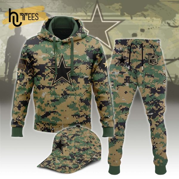 Dallas Cowboys NFL Salute to Service Veterans Hoodie, Jogger, Cap Limited Edition