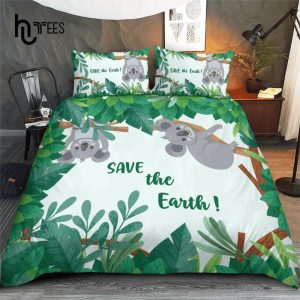Koala Save The Earth Bedding Set