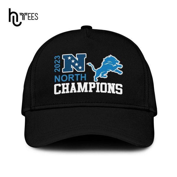 Detroit Lions Nike 2023 NFC North Division Champions Black Hoodie, Jogger, Cap