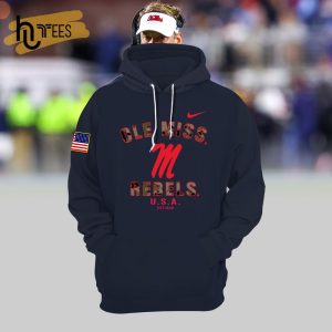 Ole Miss Rebels Football Champions Home Of The Mighty NCAA Navy Hoodie 3D