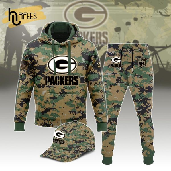 Green Bay Packers NFL Salute to Service Veterans Hoodie, Jogger, Cap Limited Edition