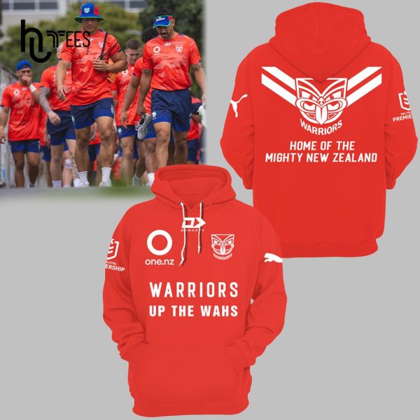 Home Of The Mighty New Zealand Warriors FC Red Hoodie, Jogger, Cap