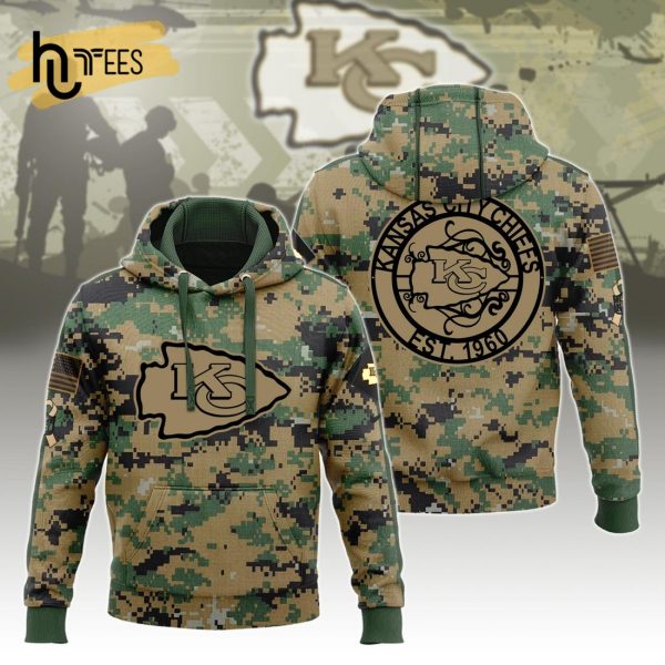 Kansas City NFL Salute to Service Veterans Hoodie, Jogger, Cap Limited Edition