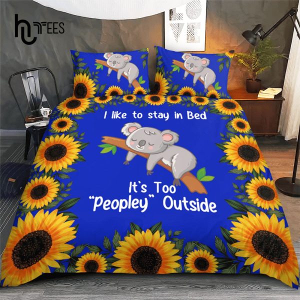 Koala It’s Too Peopley Outside Bedding Set