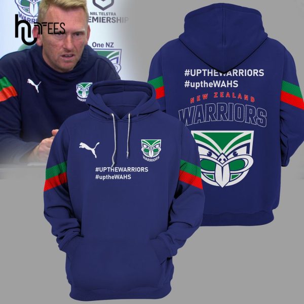 Limited FC New Zealand Warriors NRL Up The Wash Blue Hoodie, Jogger, Cap