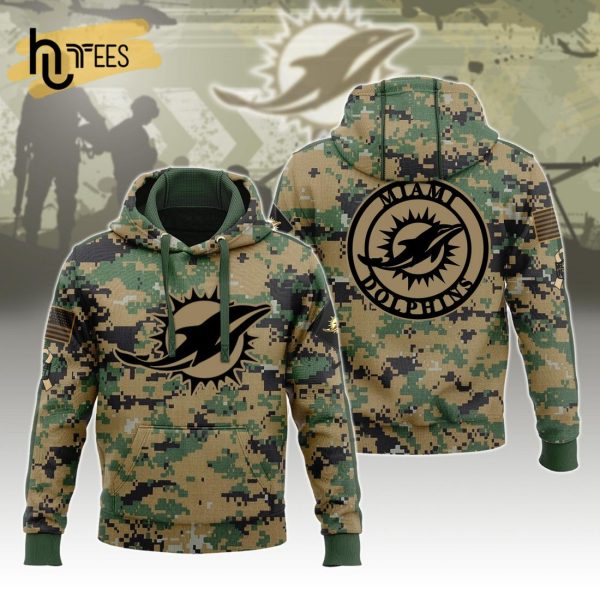 Miami Dolphins NFL Salute to Service Veterans Hoodie, Jogger, Cap Limited Edition