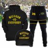 Michigan Football Champions Of The West Back To-Back Hoodie, Jogger, Cap