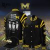 Navy 2023 Michigan Football Big Ten East Champions Bomber Jacket