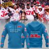 Special Lmited Edition Football Team Ole Miss Rebels Black Hoodie 3D