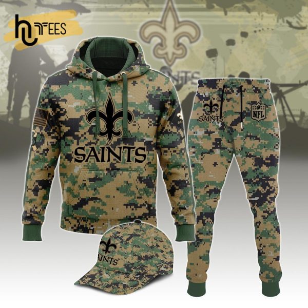 New Orleans Saints NFL Salute to Service Veterans Hoodie, Jogger, Cap Limited Edition