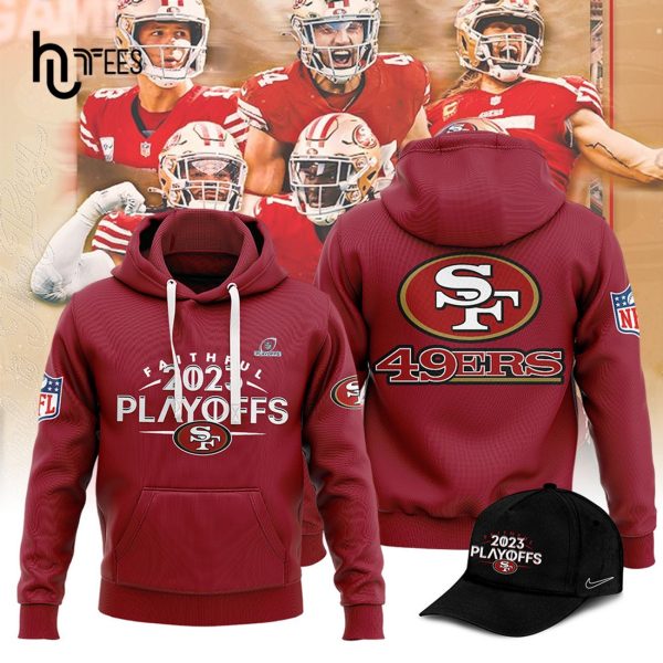 NFL 2023 Playoffs San Francisco 49ers Red Special Hoodie, Jogger, Cap