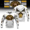 NHL Boston Bruins 100 Centennial Mascot 1924 2024 Black Hoodie 3D