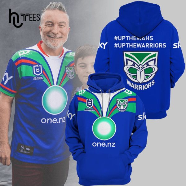 NRL New Zealand Warriors Up The Wahs FC Blue Combo Hoodie, Jogger, Cap