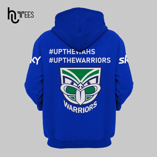 NRL New Zealand Warriors Up The Wahs FC Blue Combo Hoodie, Jogger, Cap