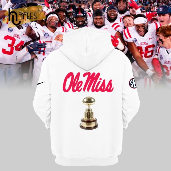 Ole Miss Come To The Sip Rebels Football Champions NCAA White Hoodie 3D