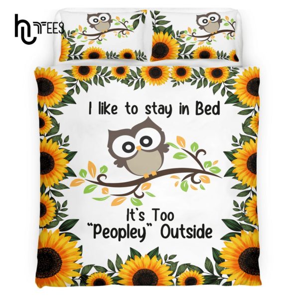 Owl It’s Too Peopley Outside Bedding Set