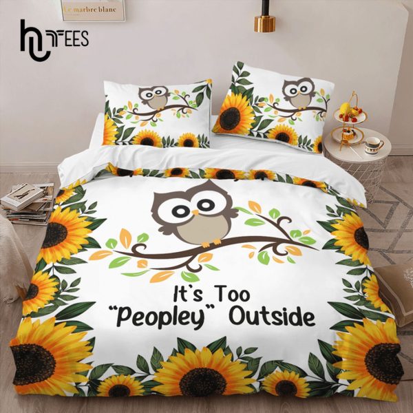 Owl It’s Too Peopley Outside Bedding Set