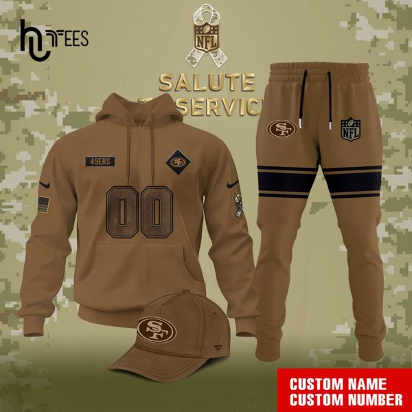 Personalized San Francisco 49ers Veteran Hoodie, Jogger, Cap Limited Edition