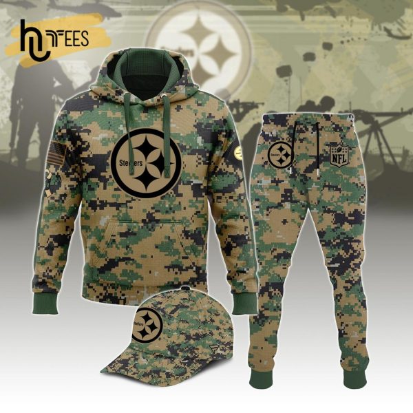 Pittsburgh Steelers NFL Salute to Service Veterans Hoodie, Jogger, Cap Limited Edition