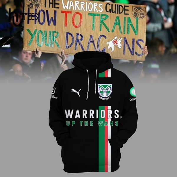 Up The Wahs Finals New Zealand Warriors Reminiscing Black Hoodie, Jogger, Cap Limited