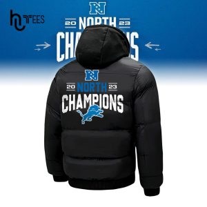 Detroit Lions Nike Black 2023 NFC North Division Champions Cotton Padded Jacket