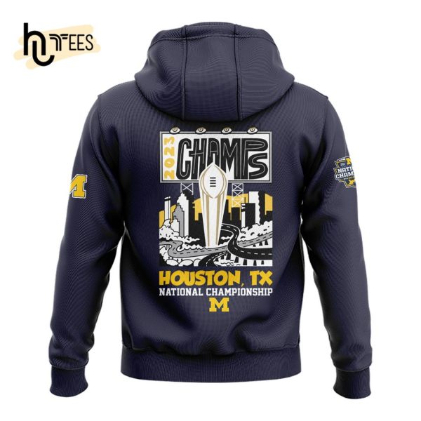 2023 Michigan Football Without A Doubt CFP National Champs Navy Hoodie, Jogger, Cap