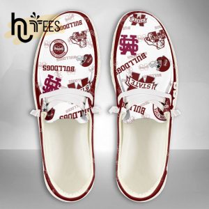 NCAA Mississippi State Bulldogs Custom Name Hey Dude Shoes