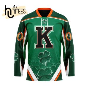 Custom Kingston Frontenacs Team For St.Patrick Day Hockey Jersey