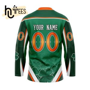 Custom Guelph Storm Team For St.Patrick Day Hockey Jersey