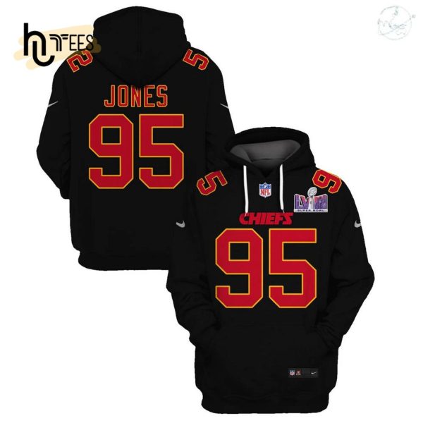 Chris Jones Kansas City Chiefs Limited Edition Hoodie Jersey – Black